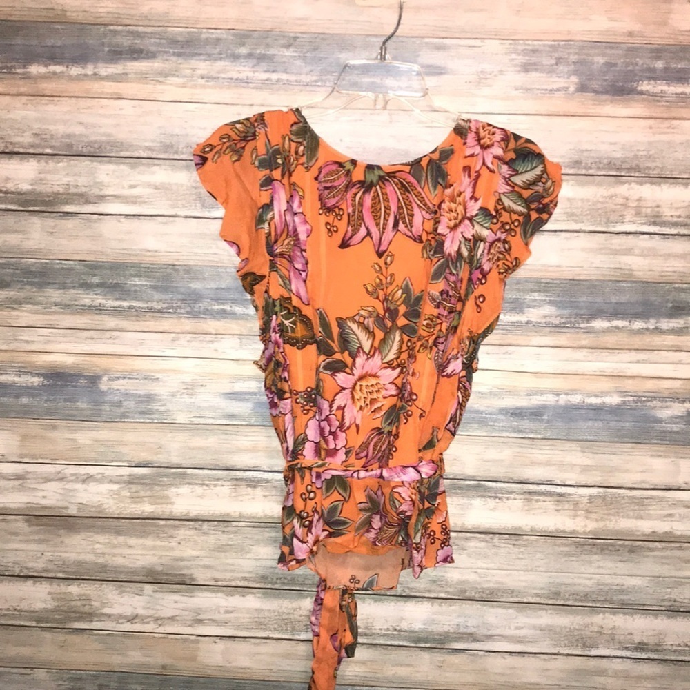 Farm Rio size small Adonia Pintucked size small Blouse - Picture 5 of 9